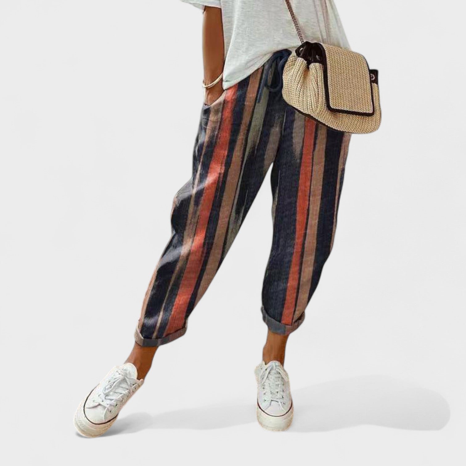 Francisca – Modernūs ir kasdieniai lino kelnės