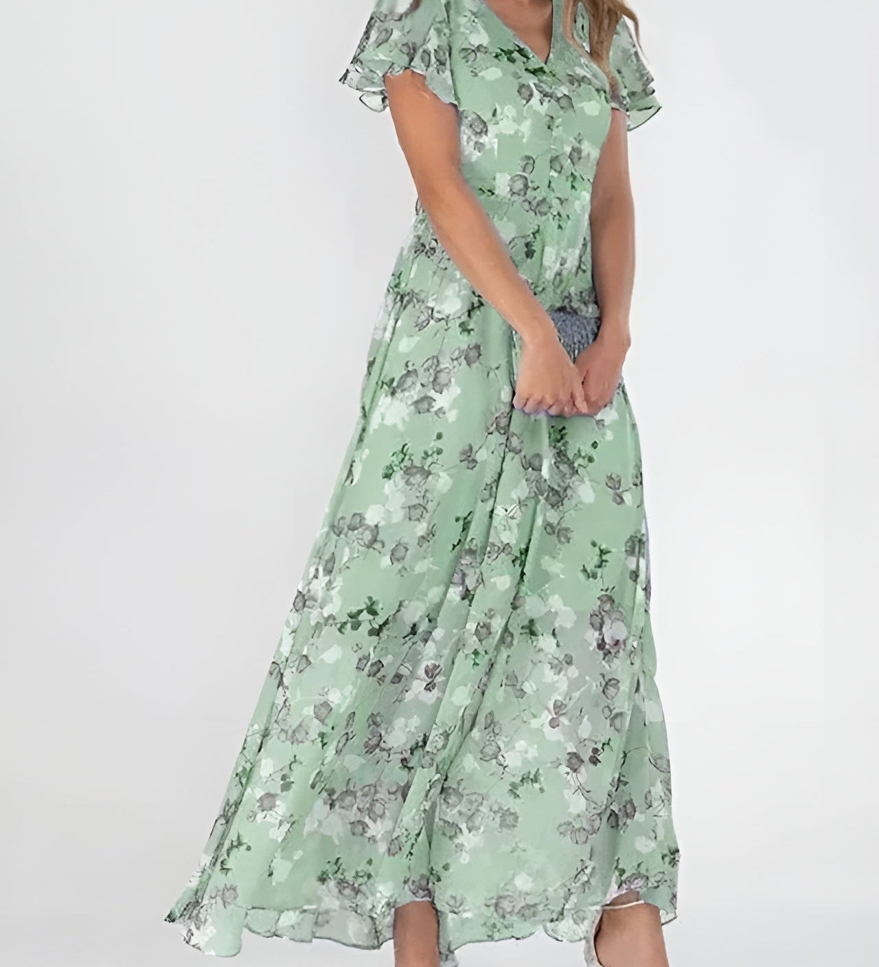 Elegantiškas Suknelė, Kuri Uždengia Pilvą