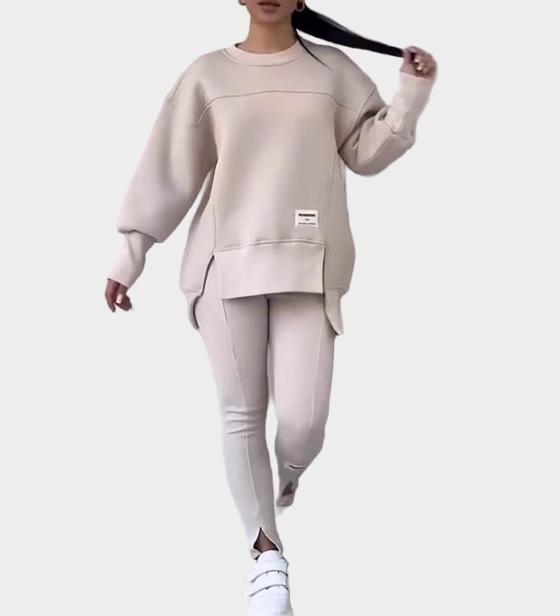 Moteriškas Sportinis Komplektas su Legingais ir Moderniu Patogumu