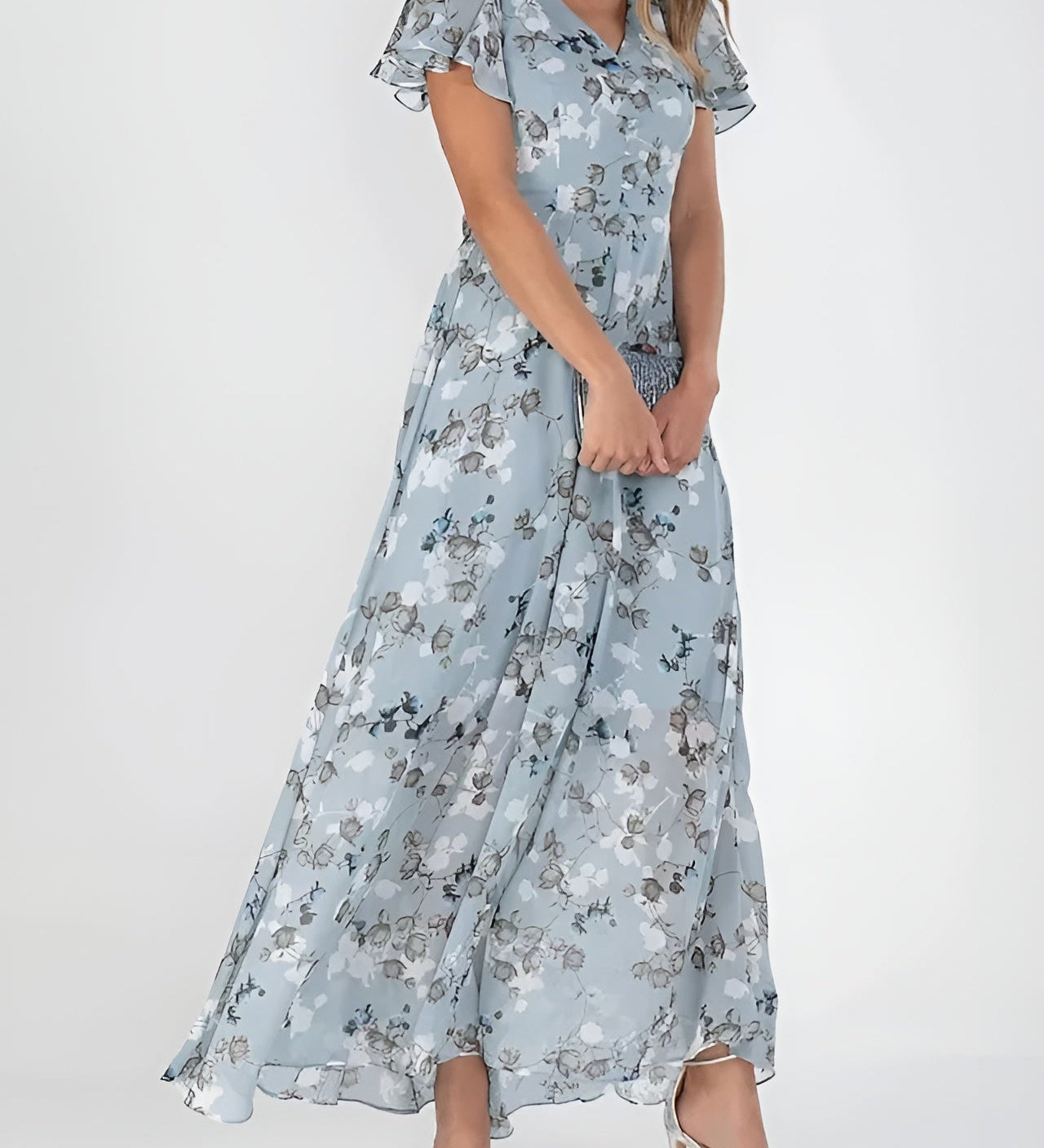 Elegantiškas Suknelė, Kuri Uždengia Pilvą