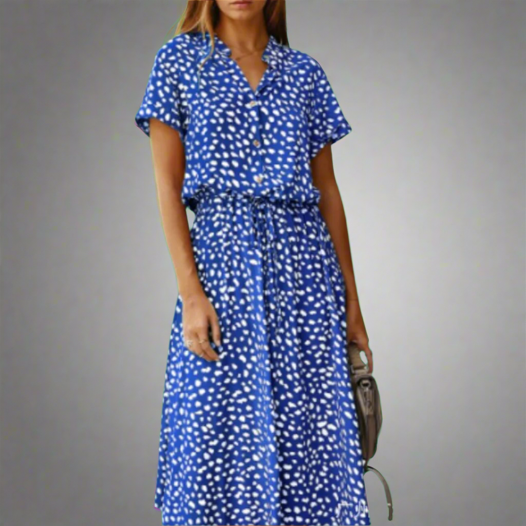 Vasaros suknelė iš pasirinkto audinio