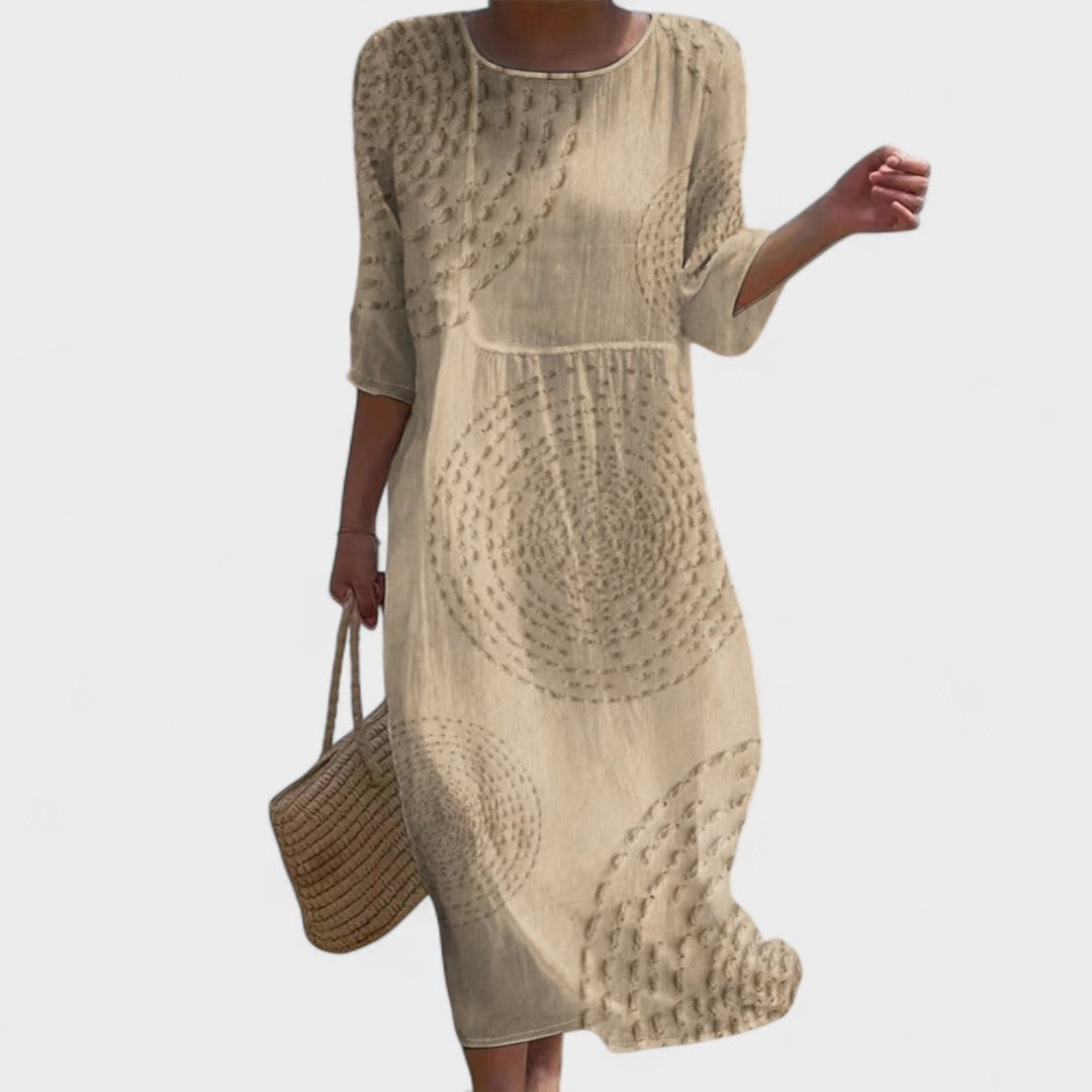 Daniela - Šviesus ir Elegantiškas Suknelė