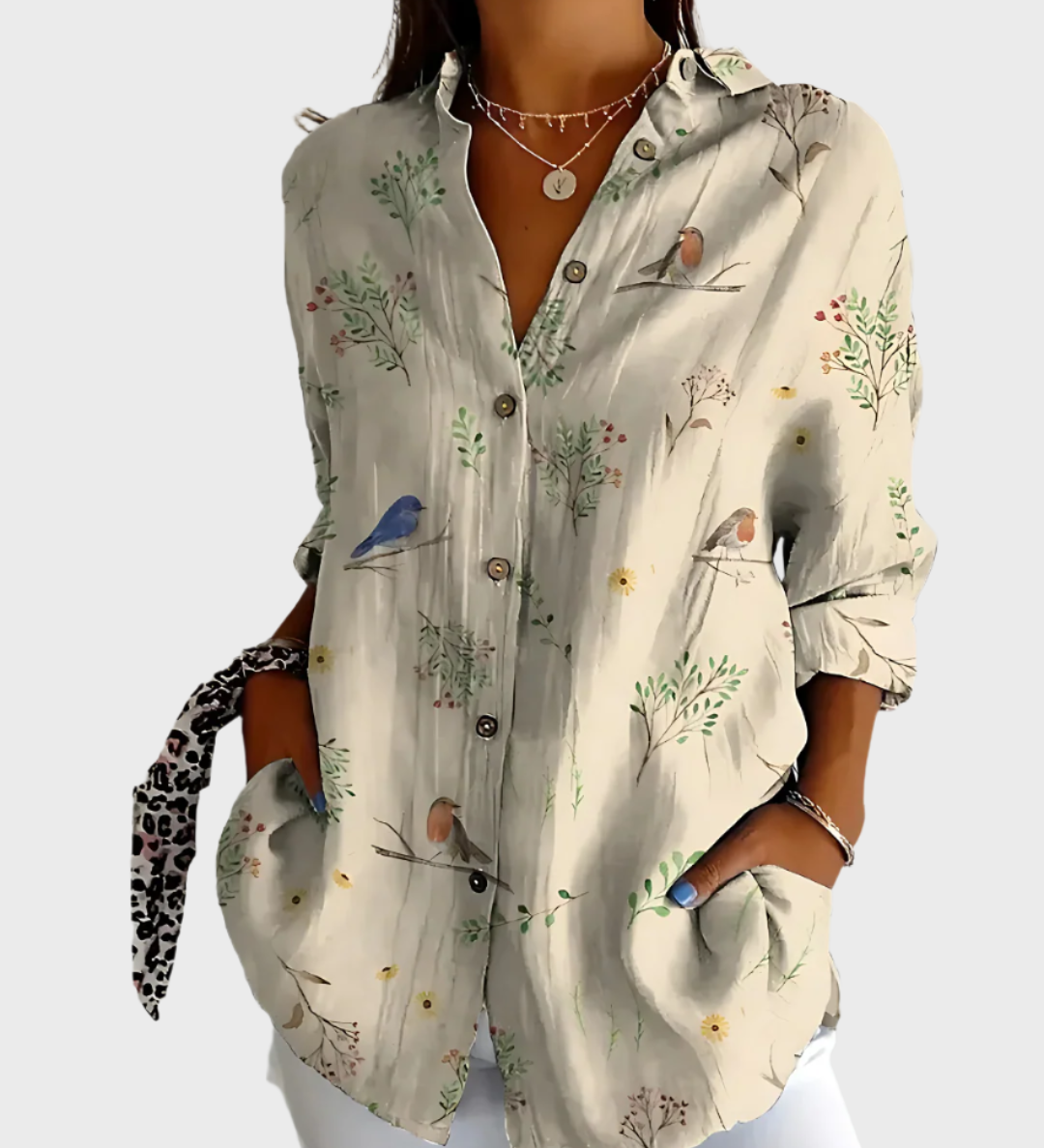 Medvilninė Marškinėliai su Gėlių Raštu