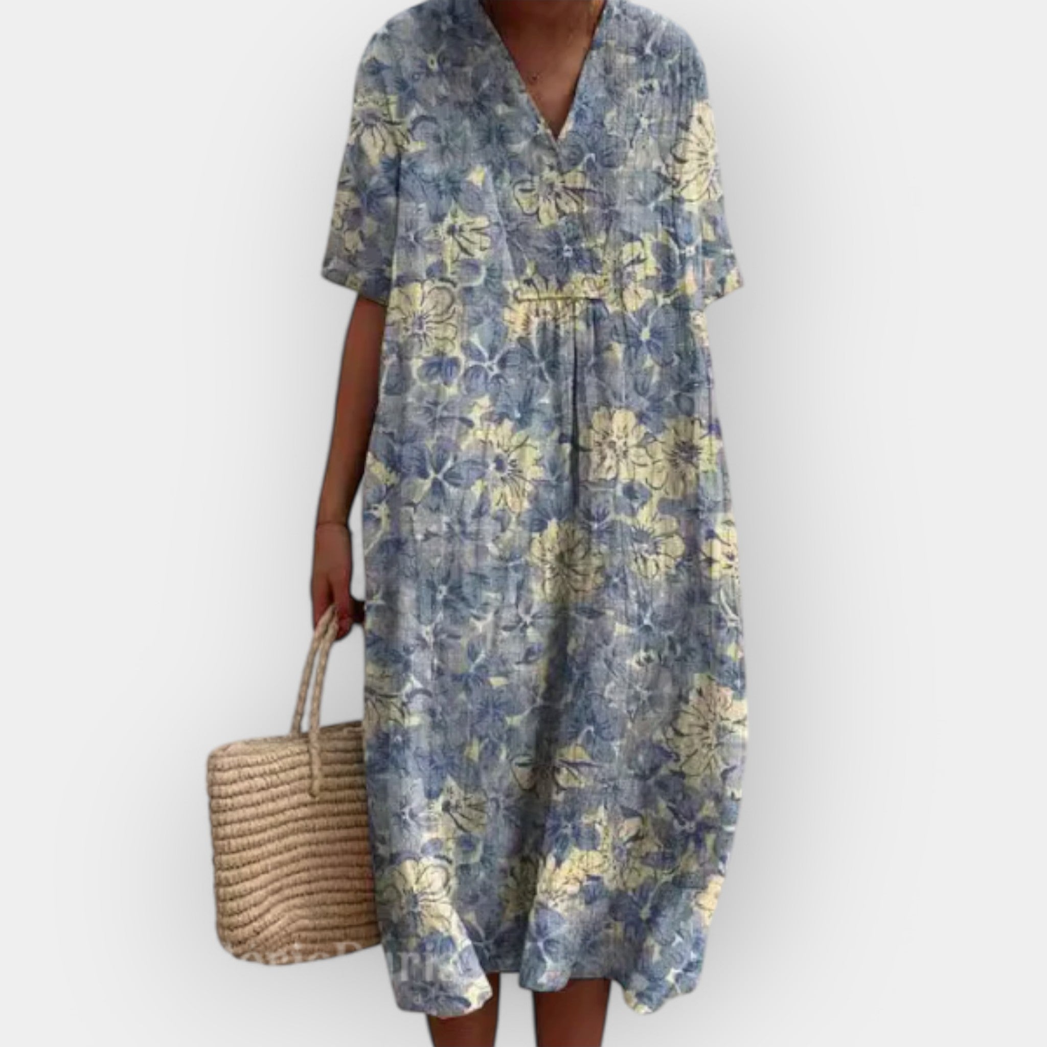 Gėlių Suknelė Vasaros Dienoms