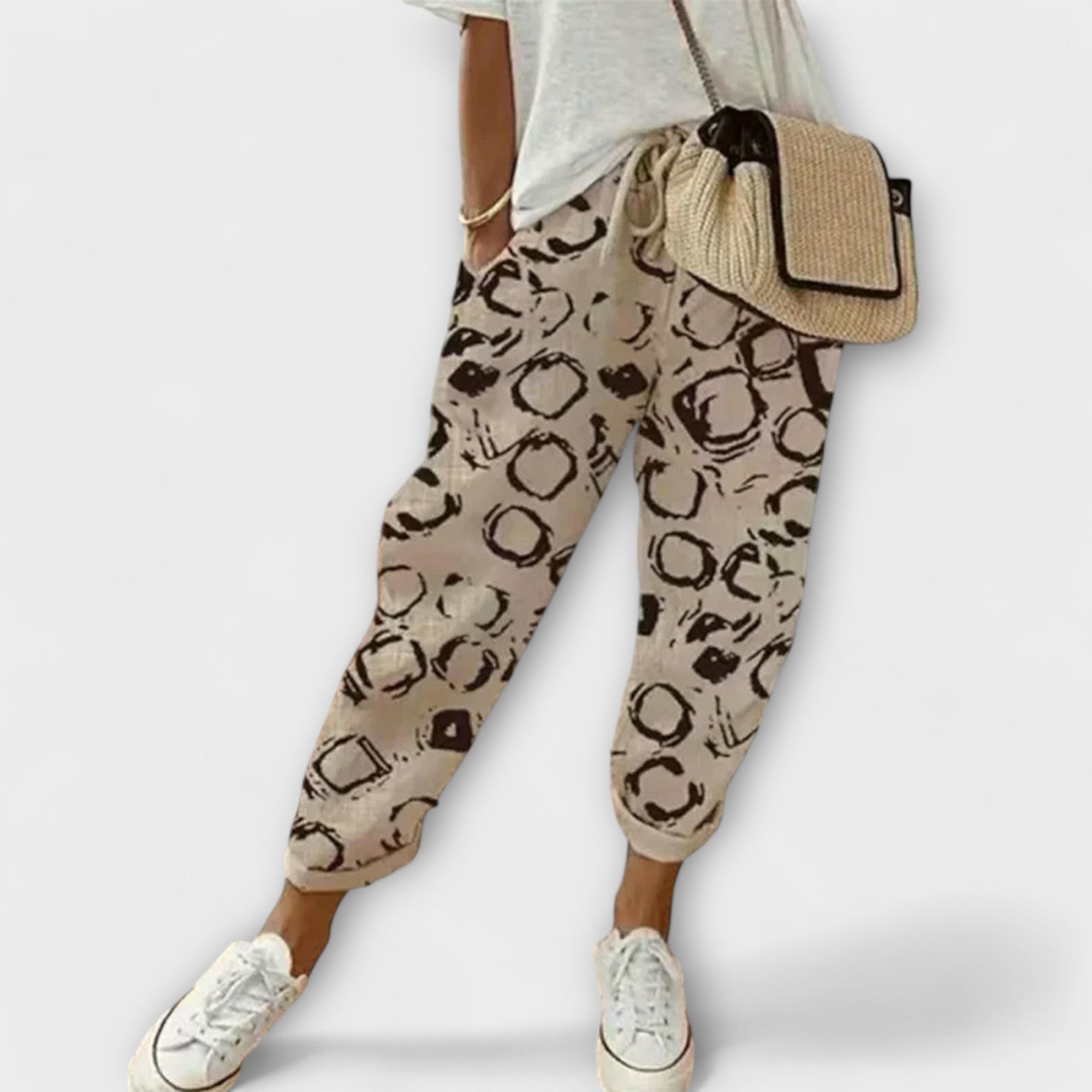 Aurora - Patogios lininės ir medvilninės kelnės