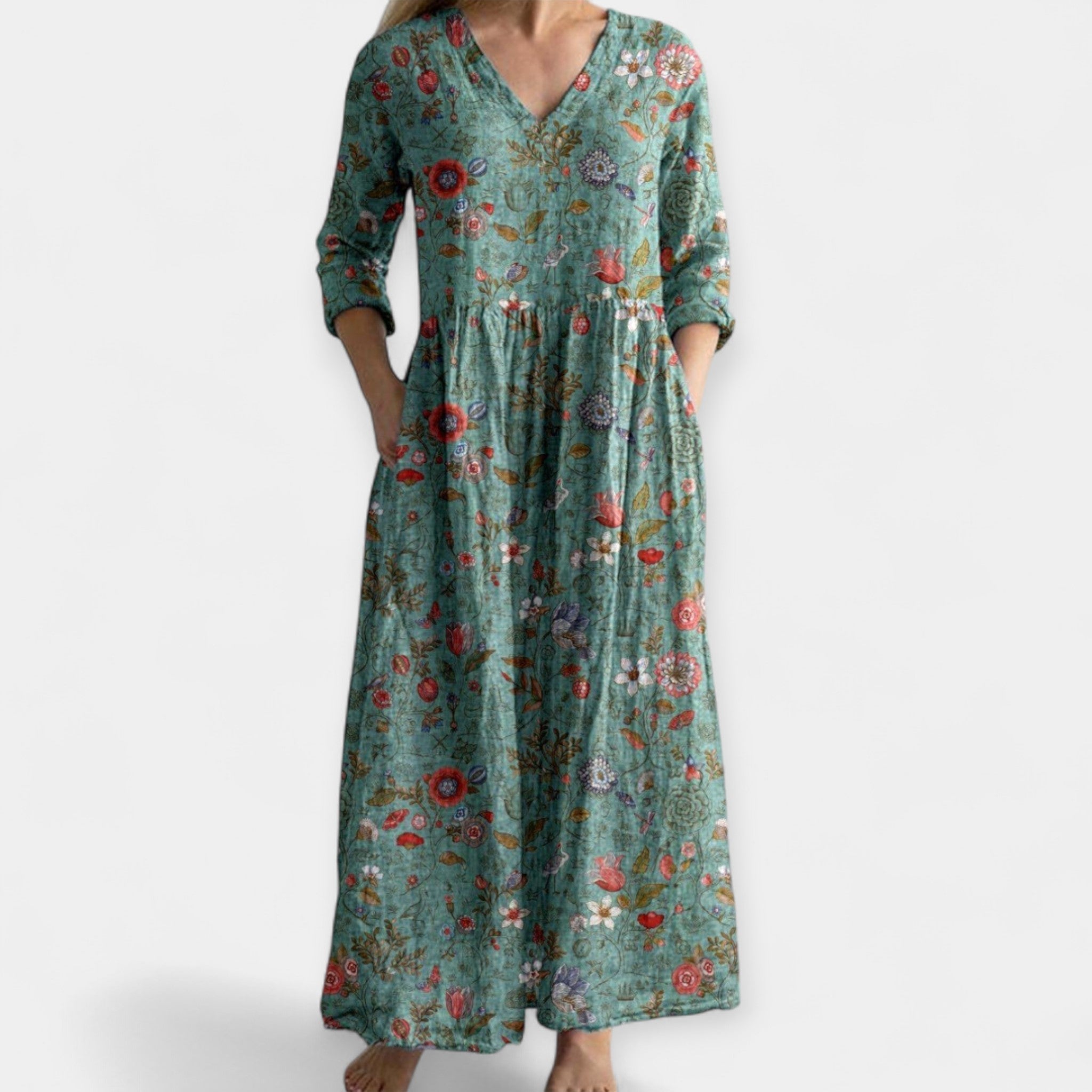 Lengvas Gėlių Suknelė