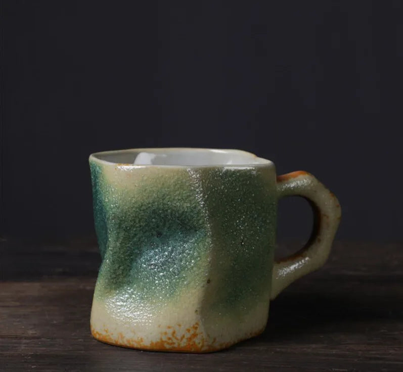 Rusztikus kerámia művész csésze