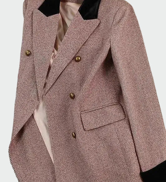 Švarkas su Dvigubu Uždarymu