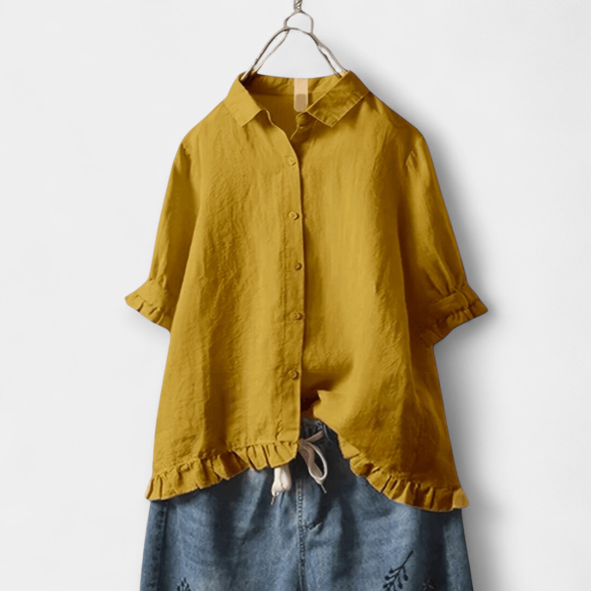 Elegantiška Vasarinė Marškiniai