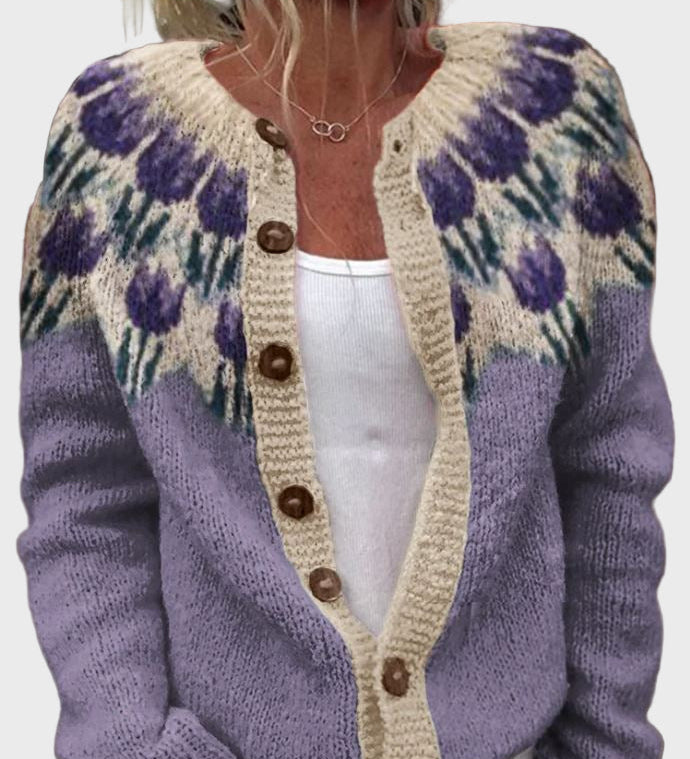 Nertinis liemenė su gėlių raštu