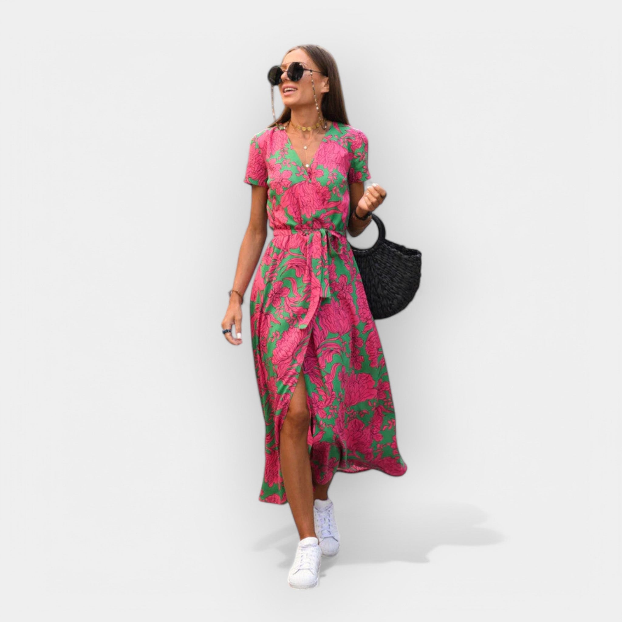 Suknelė su Patogia Fiksuota Priklausomybė