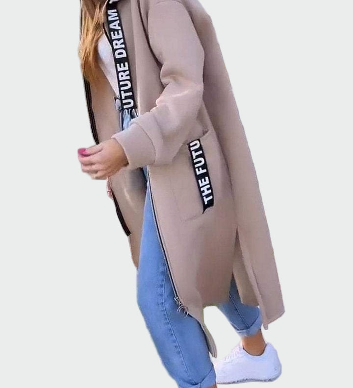 Ilgas Paltas su Kapišonu