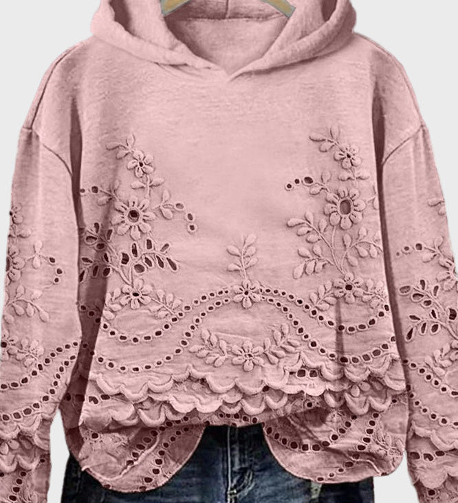 Kapišonas su Nėriniais Žaliojo Pievelės