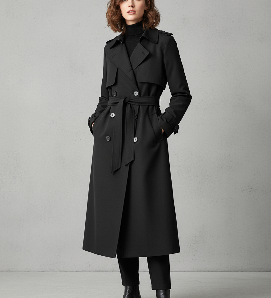 Saulė - Stilingas elegantiškas trenčkot