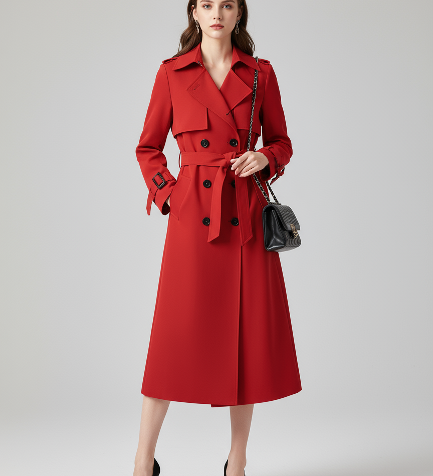 Saulė - Stilingas elegantiškas trenčkot