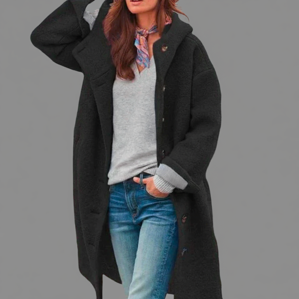 Rūta - Elegantiška ilga žieminė striukė