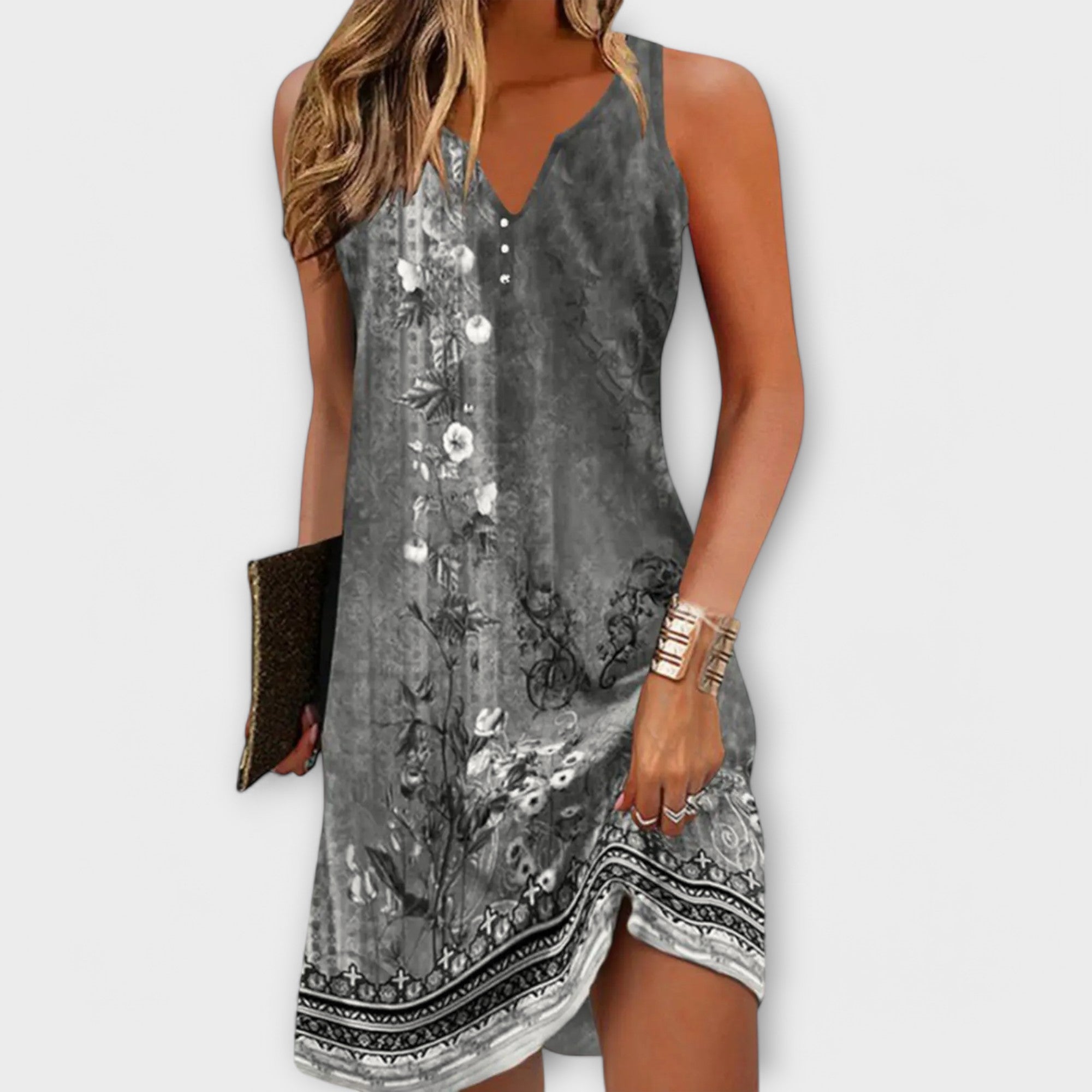 Flávia - Midi marškininė suknelė