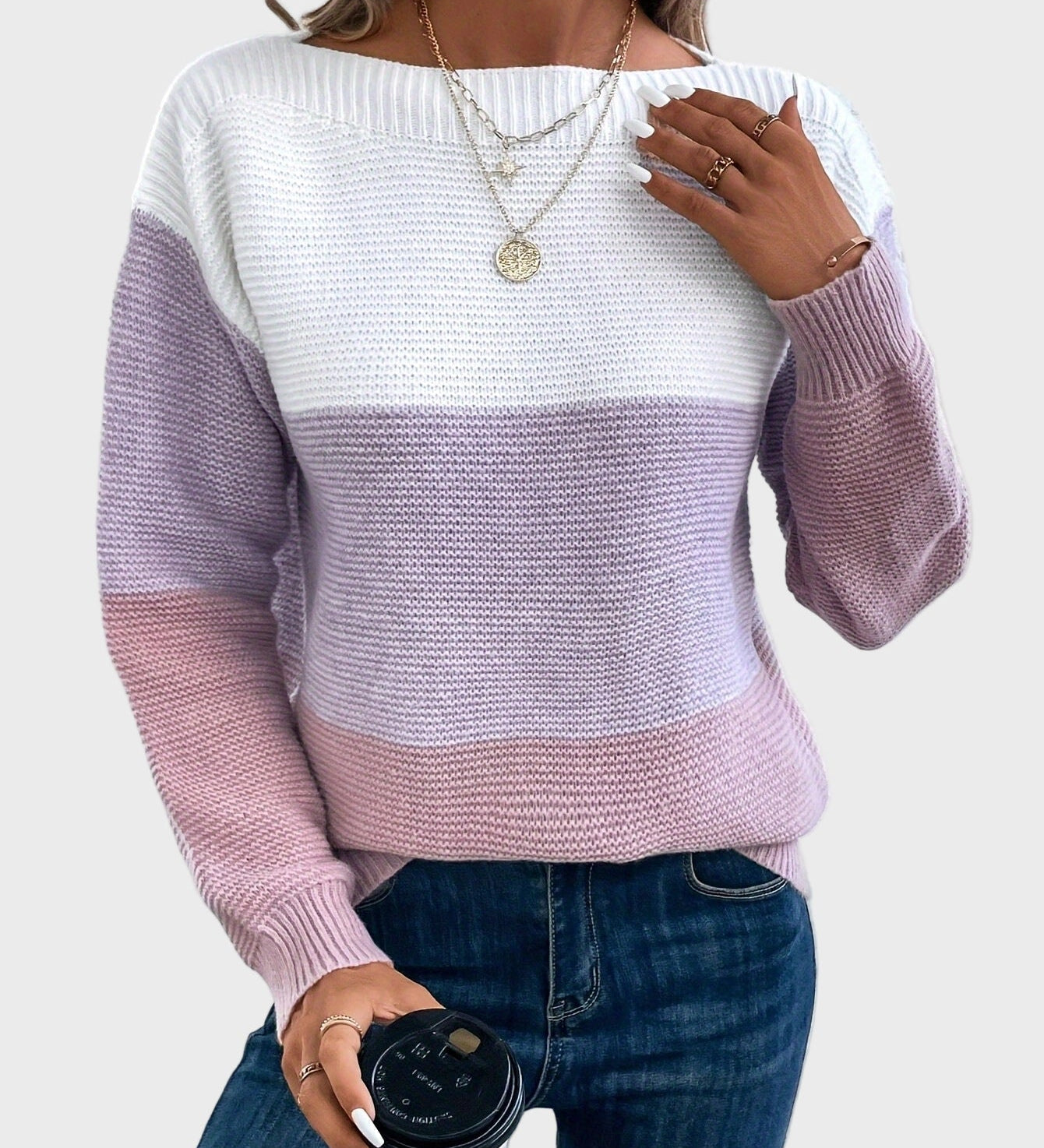 Elegantiškas Megztas Golfas