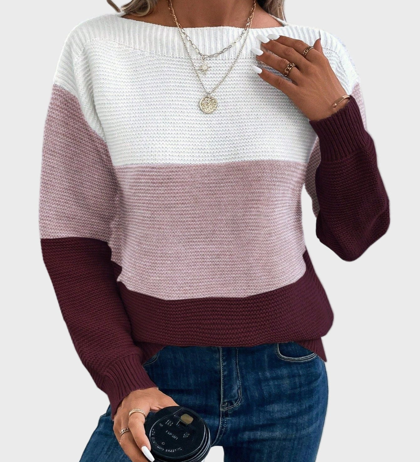 Elegantiškas Megztas Golfas