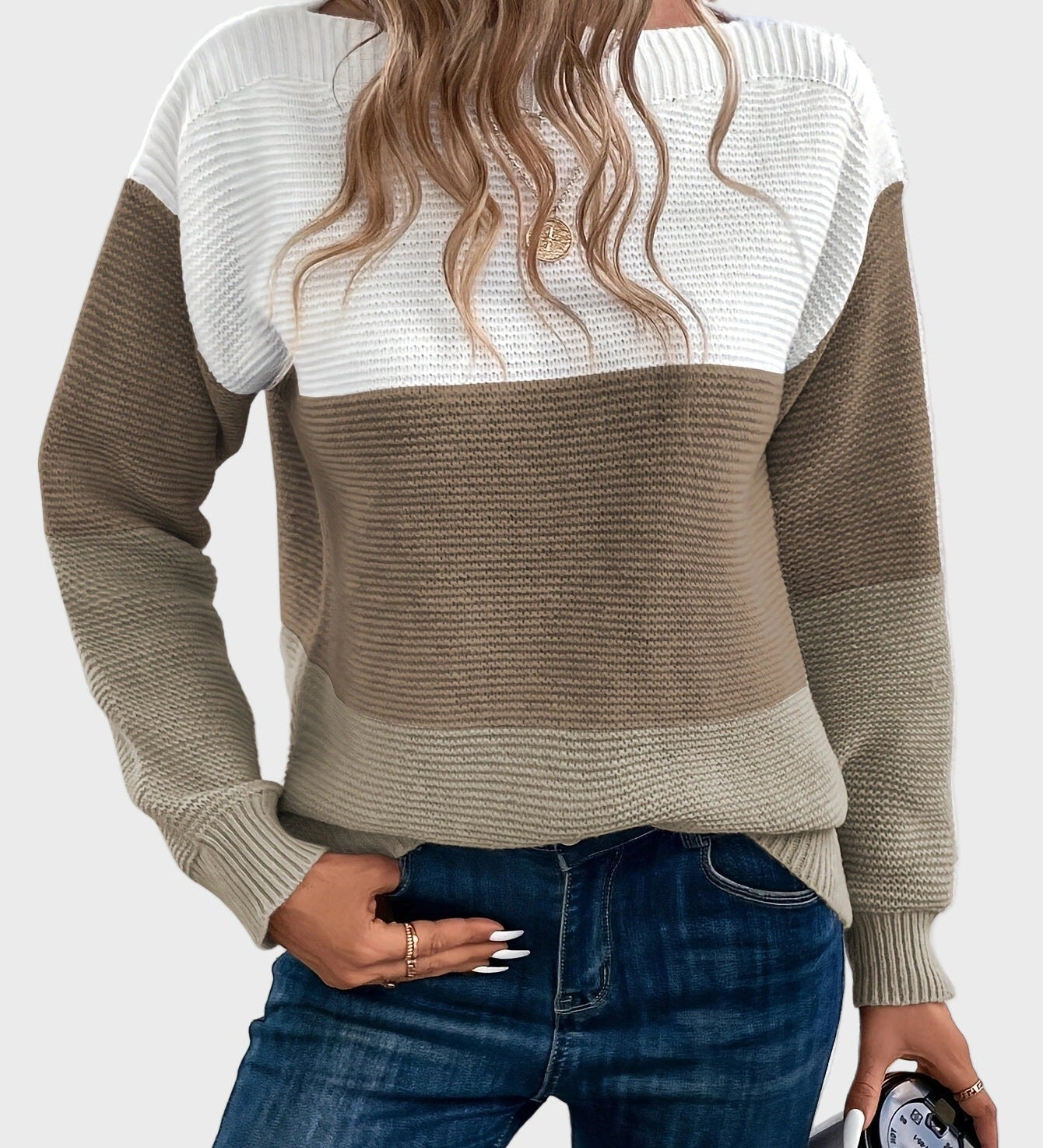 Elegantiškas Megztas Golfas