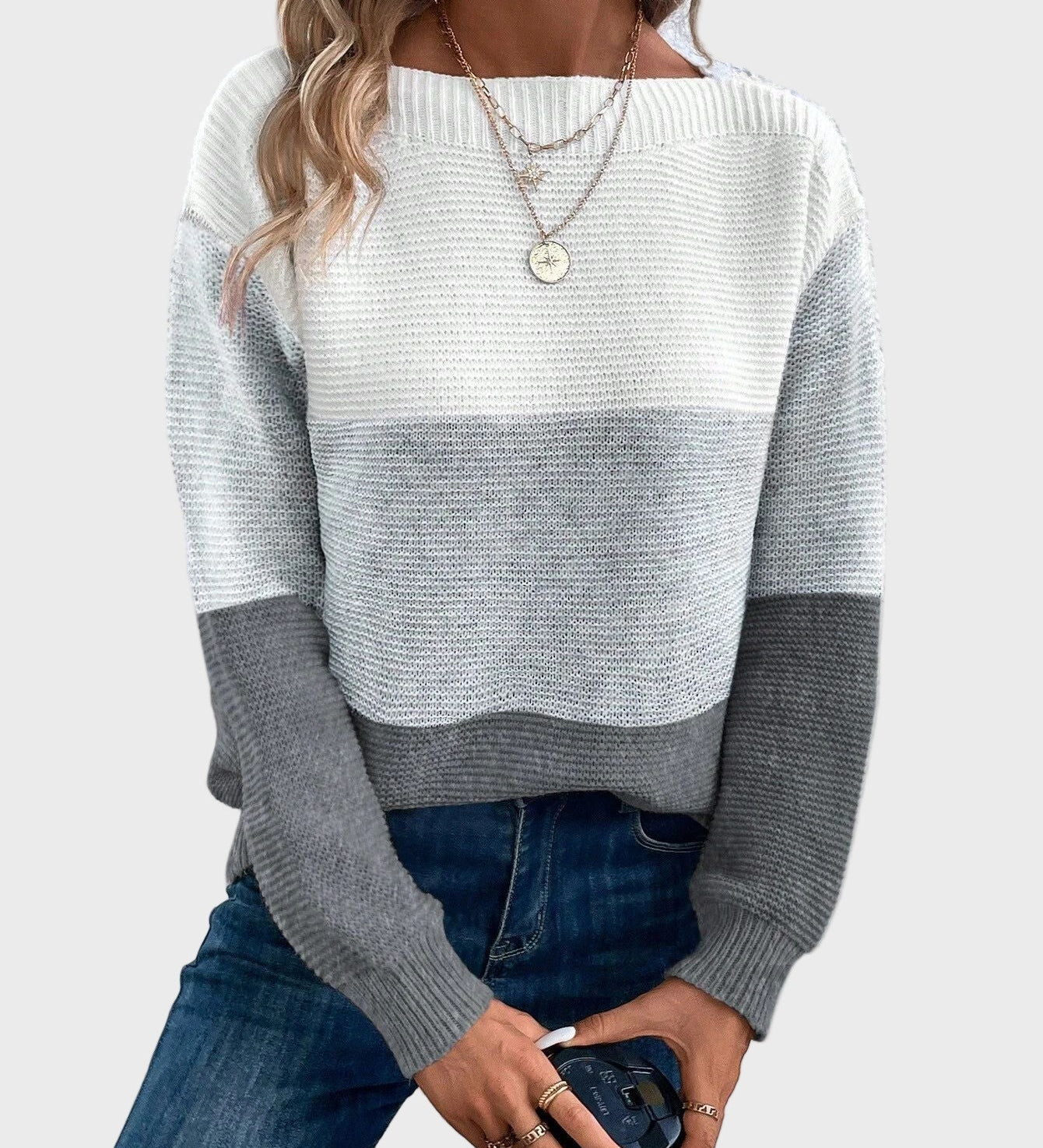 Elegantiškas Megztas Golfas