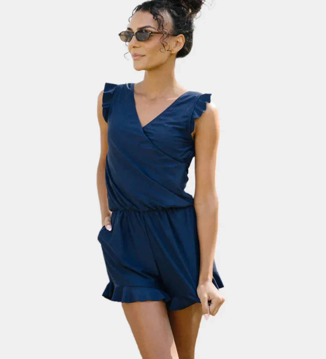 Maudymosi kostiumėlis su Volanais ir Krūtinės Parama